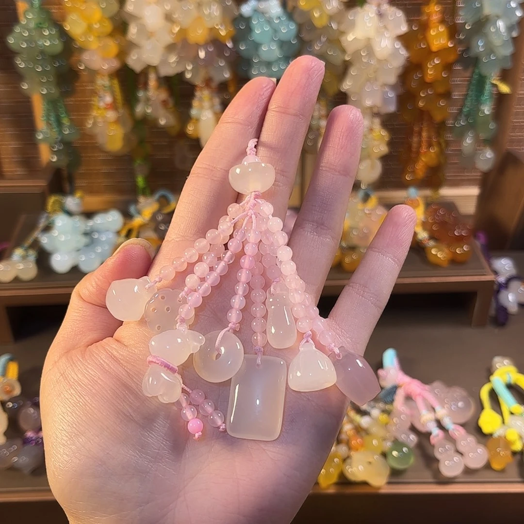玛瑙/玉髓未镶嵌车挂