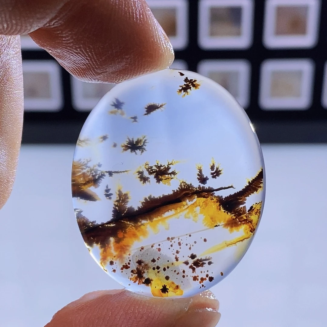 玛瑙/玉髓未镶嵌吊坠(不含链)74