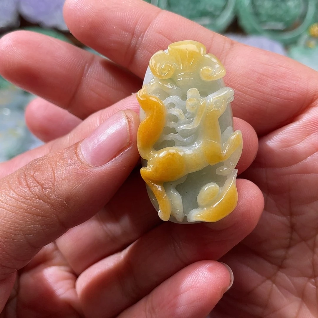 颈饰未镶嵌翡翠翡玉缘翡翠