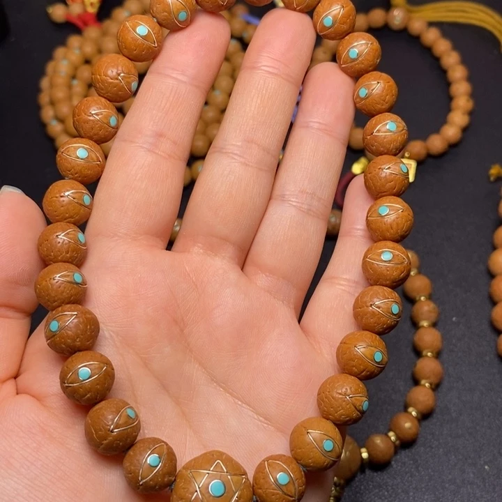 凤眼菩提手串描眼线12+手持