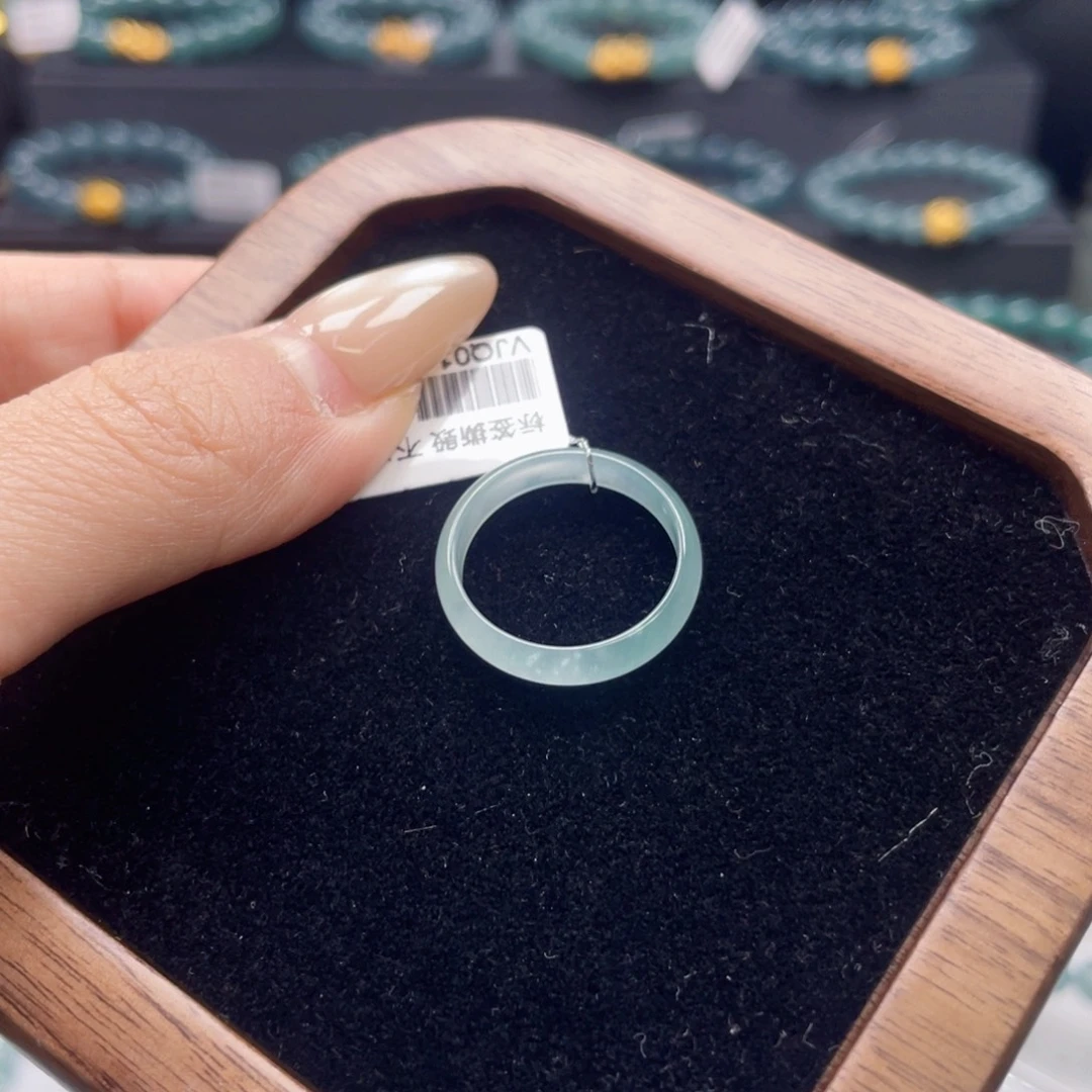 翡翠未镶嵌戒指天然a货翡翠