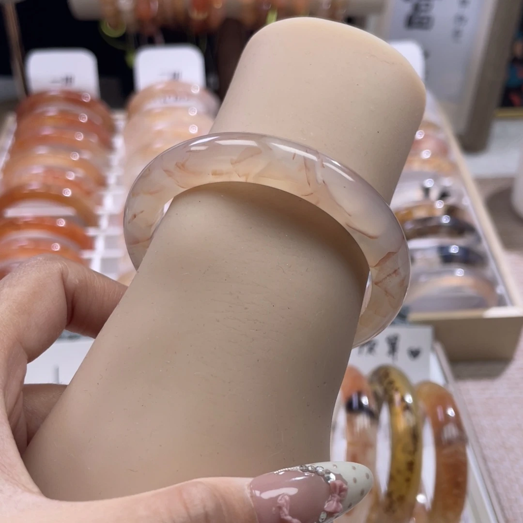 玛瑙/玉髓未镶嵌手镯52.0mm