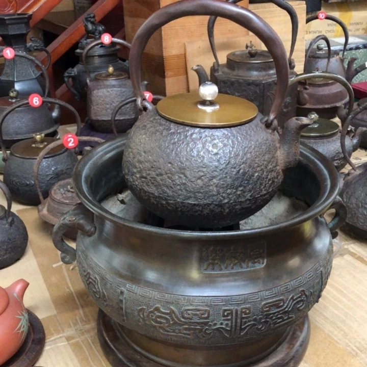 岩肌壶豆荚提梁银摘壶