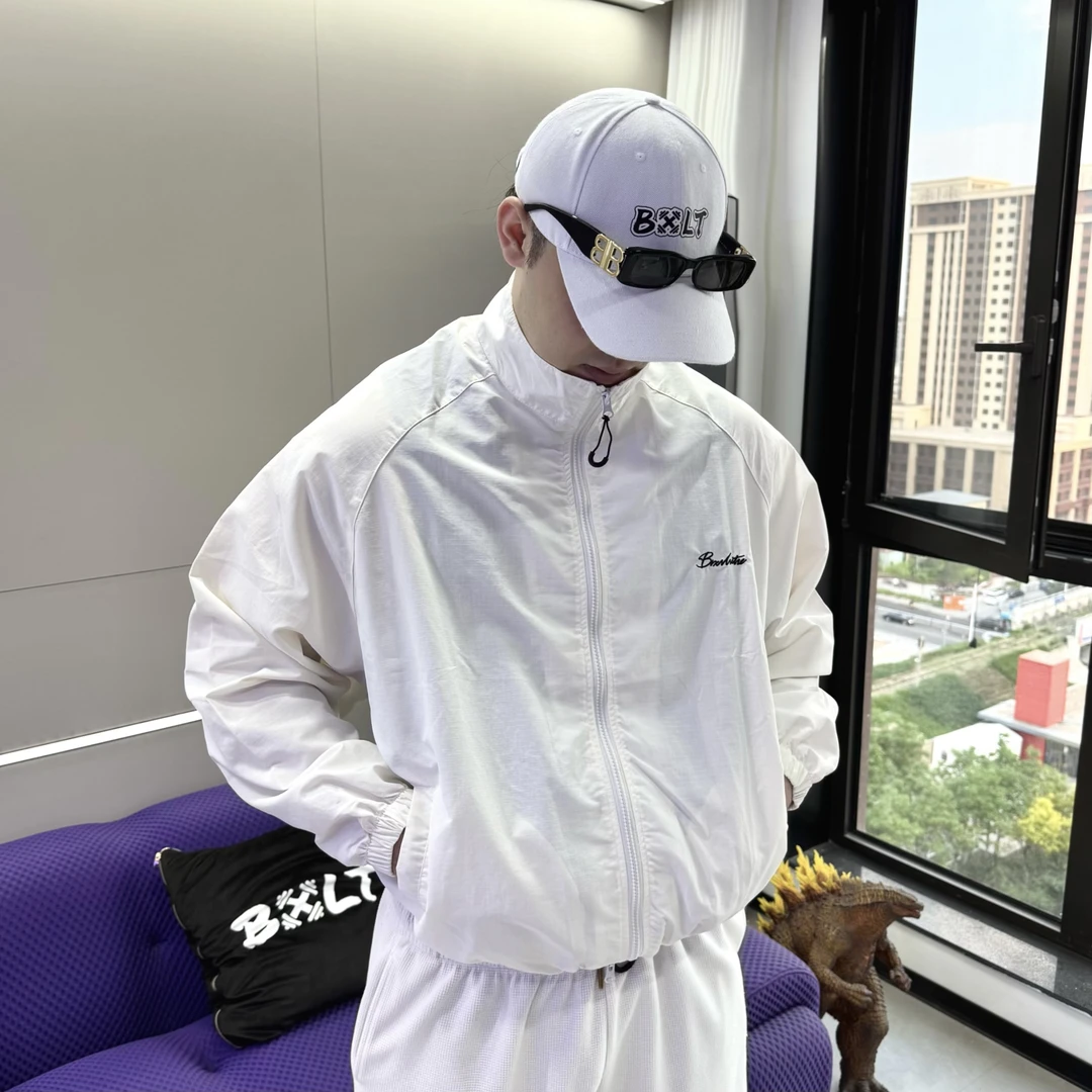 BXLT｜美式户外防晒服速干薄款透气防晒衣立领阔版轻量化长袖外套