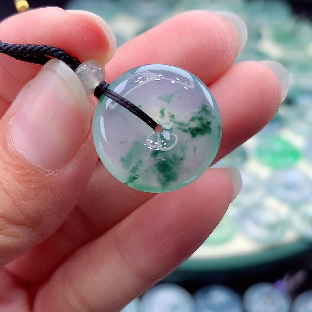 颈饰未镶嵌翡翠编号39尺寸19.4-5.5