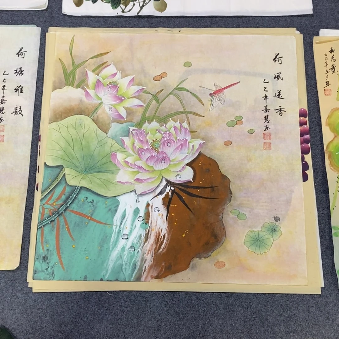 国画艺****院65✖️65精品工笔泼彩画画画画画