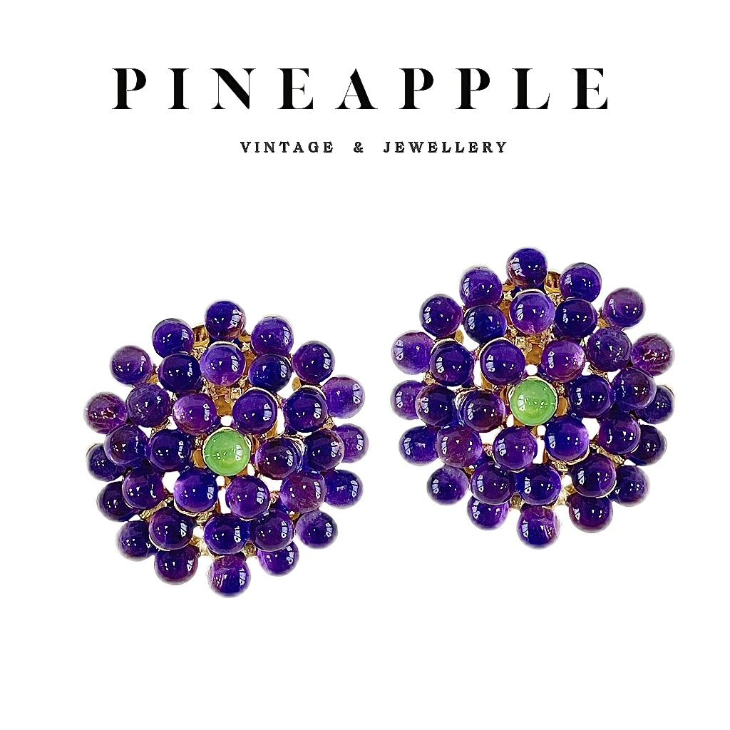 合金耳饰 菠萝中古Swoboda耳环LK7902