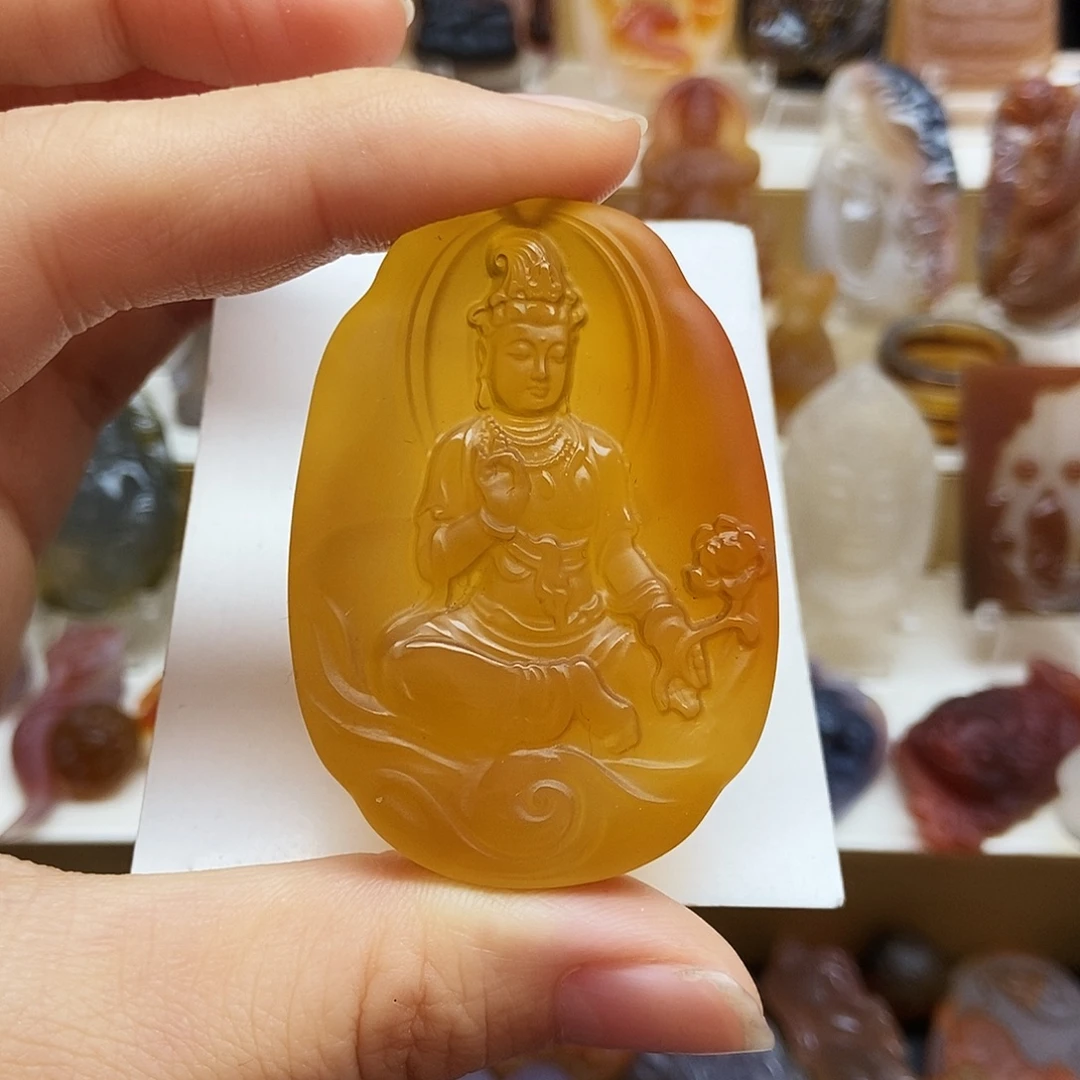 马***功玛瑙/玉髓未镶嵌颈饰