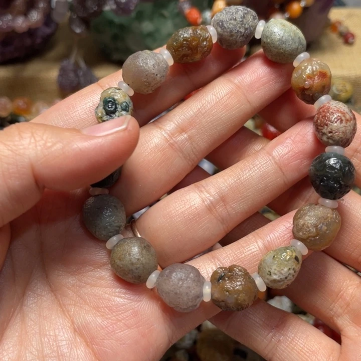 玛瑙/玉髓未镶嵌手链