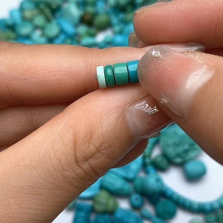 未镶嵌绿松石珠宝奇石