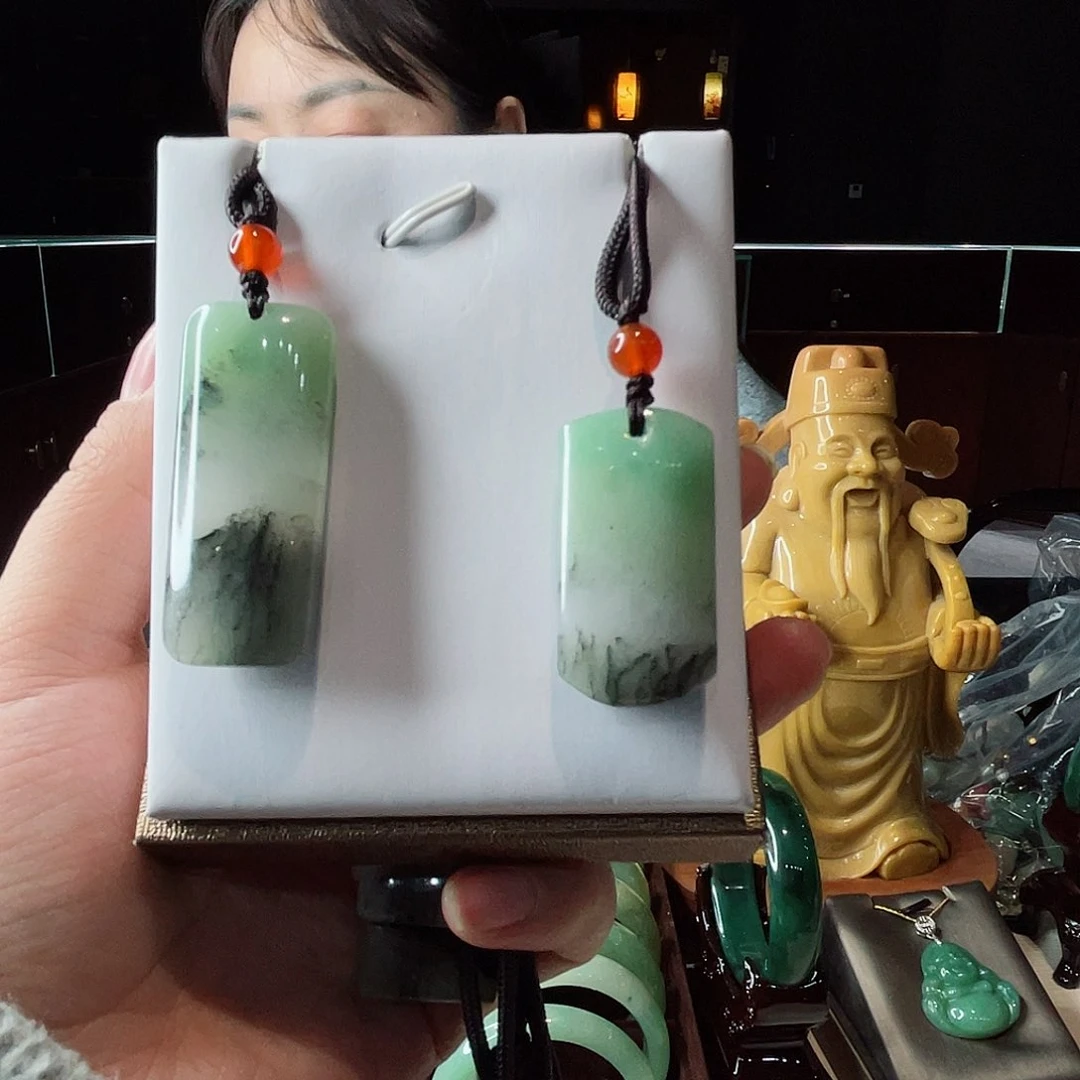 密玉（石英质玉）吊坠未镶嵌一**凉