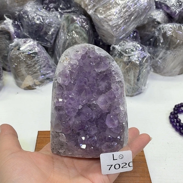 未镶嵌摆件水晶天然紫水晶