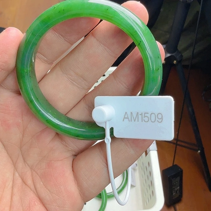 和田玉（碧玉）手镯未镶嵌54