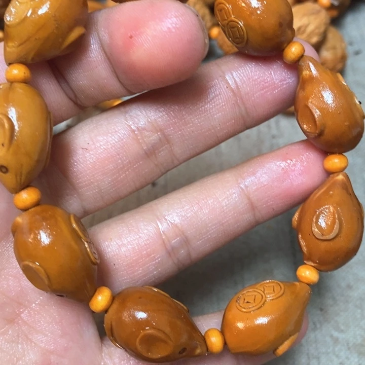 橄榄核手串/手链?*猜橄榄微瑕10号