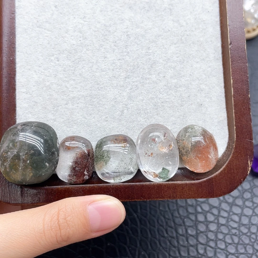 鲸***孖珠宝半成品未镶嵌水晶62幽灵蛋面