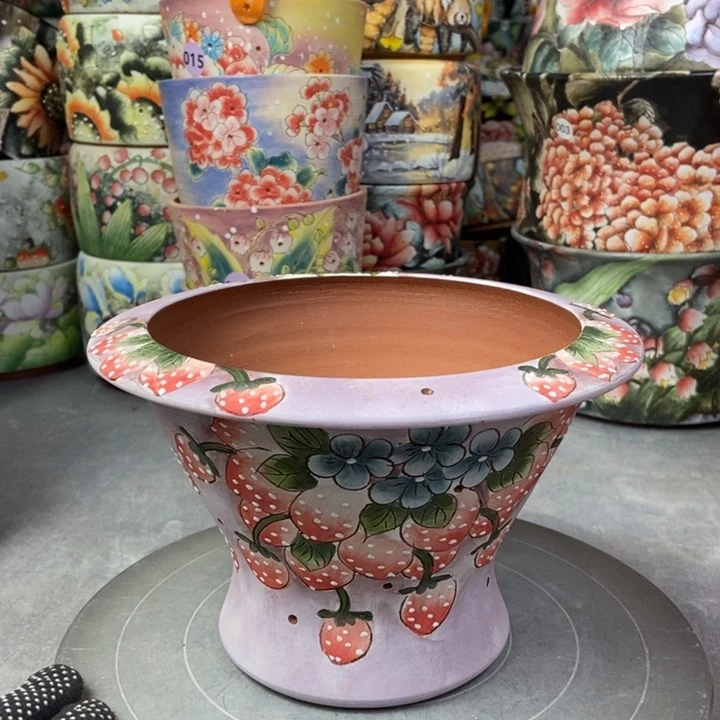 红陶景德镇艺术手绘作品