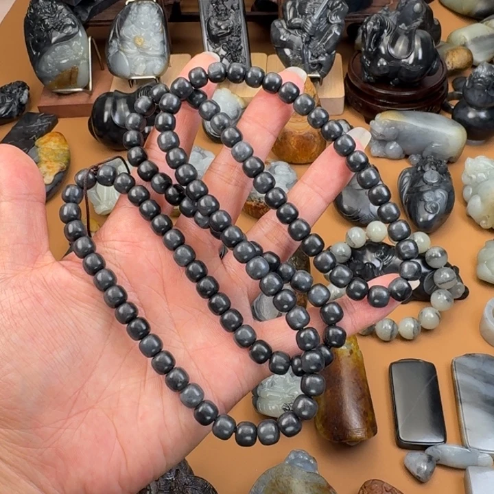 @***@和田玉未镶嵌颈饰