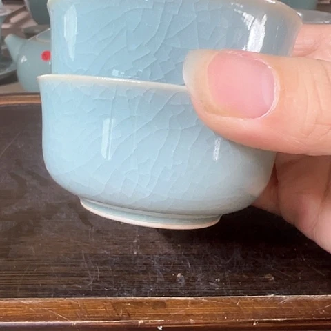 汝瓷开片微瑕主人杯