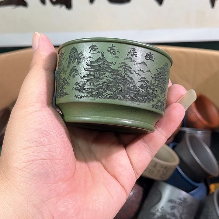 茶杯紫砂全手工紫砂主人杯