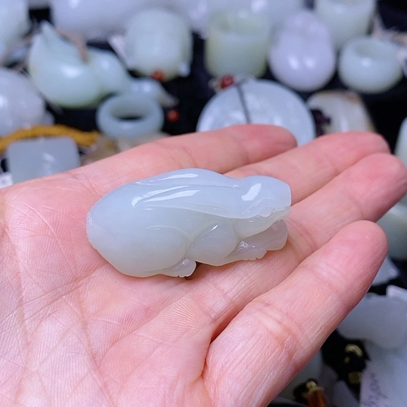 【闪购商品】和田玉未镶嵌发饰用****2