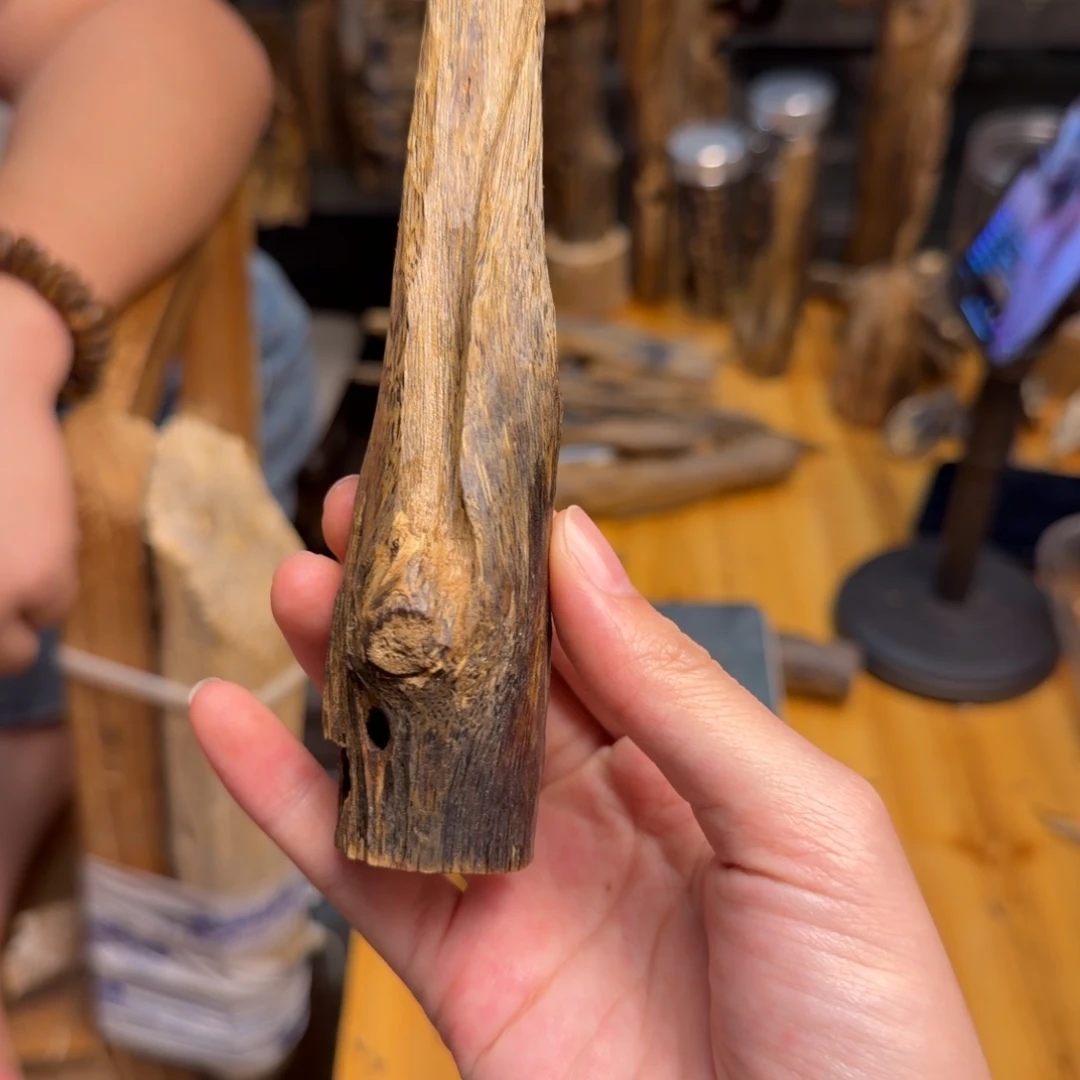 沉香沉香碎屑白棋块料23克