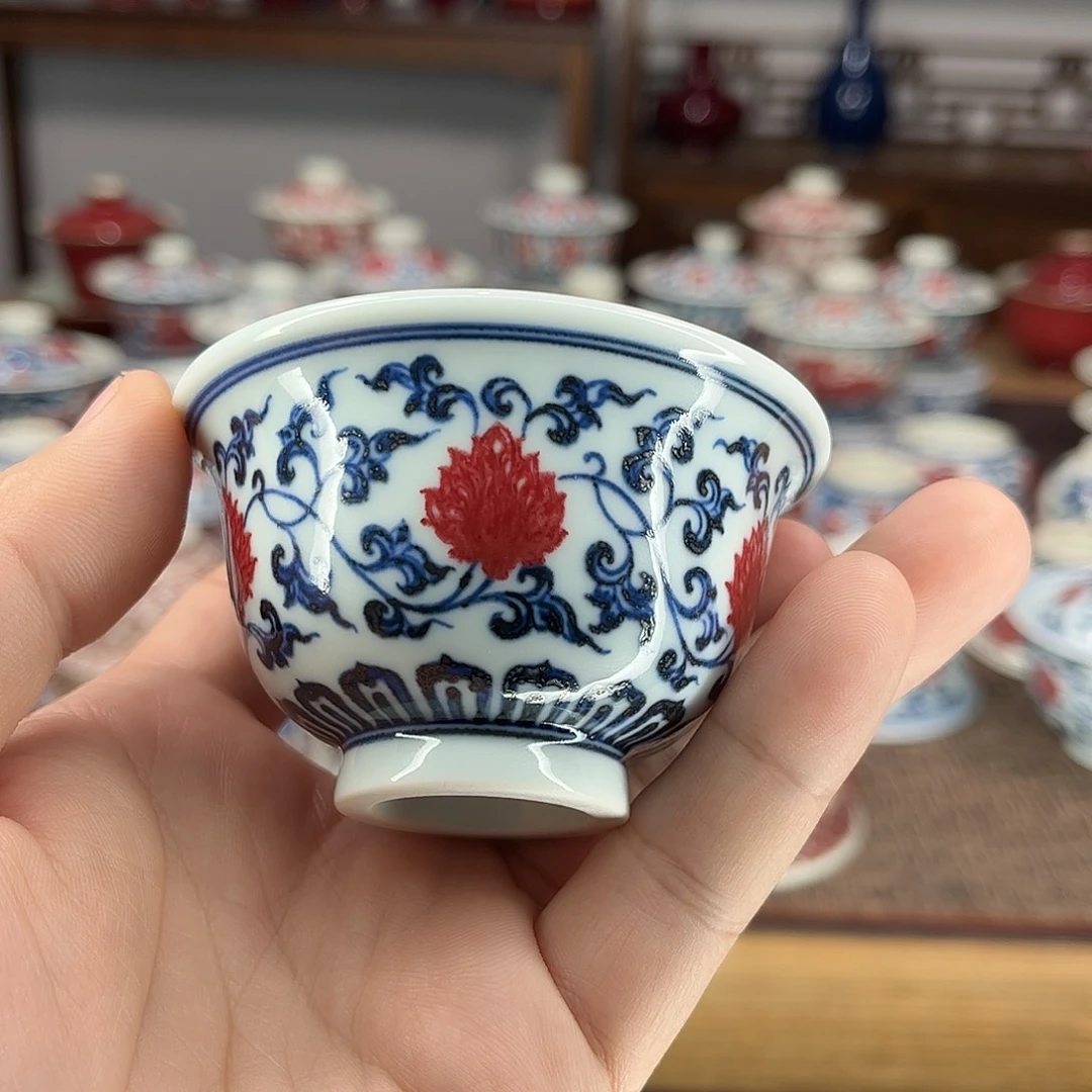 K****陶景德镇陶瓷青花釉里红