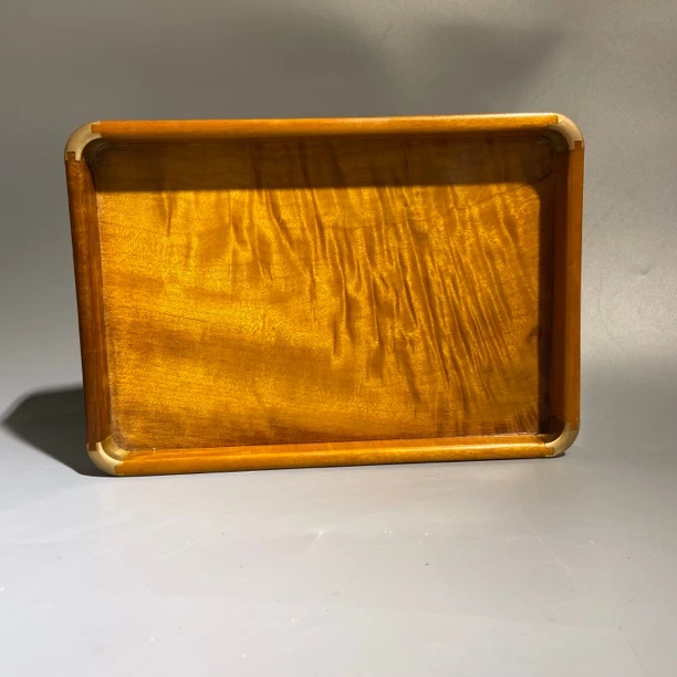 金丝楠木小叶桢楠实木托盘手工茶盘茶台收纳盘水果干果盘