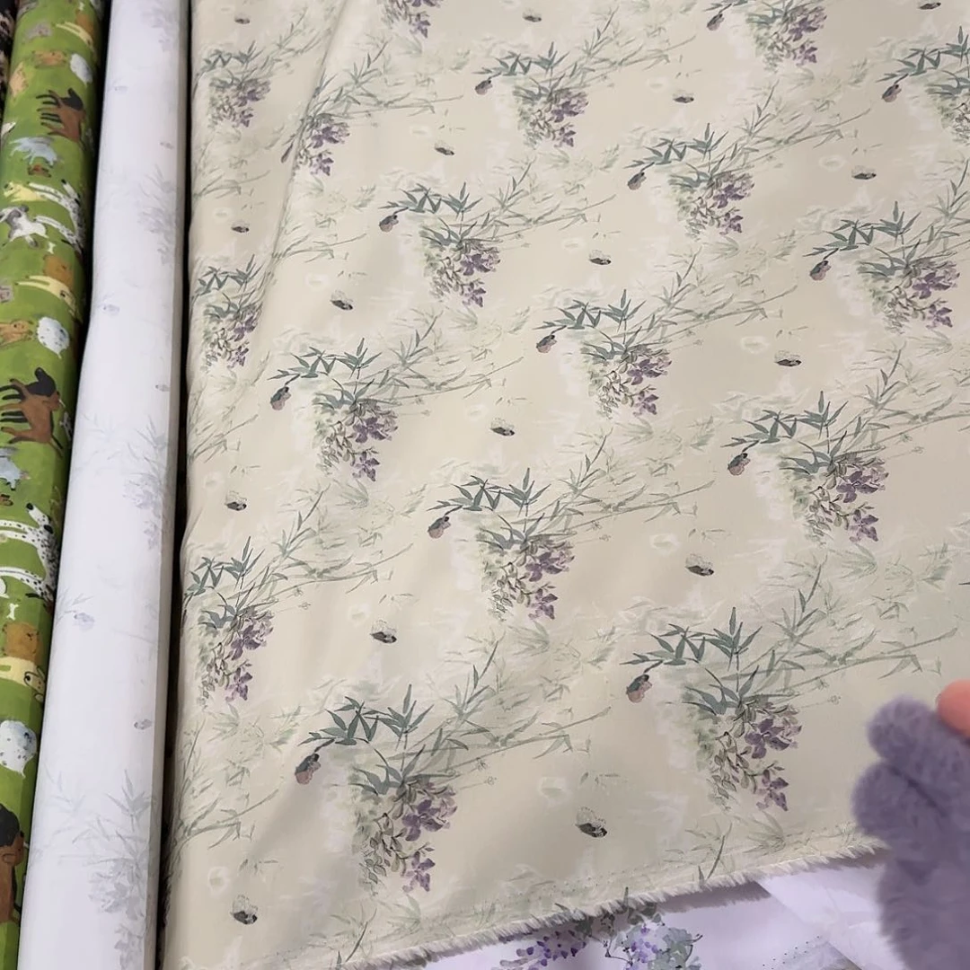 纯棉精梳加密细斜纹1米长X1.5米宽地卷