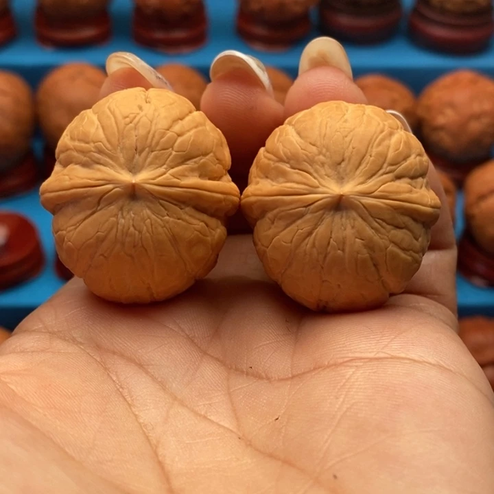核桃精品文玩核桃手捻蛇皮球