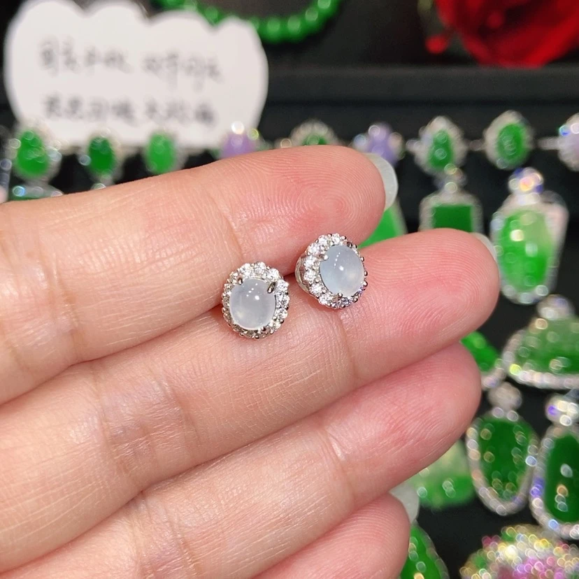 【闪购商品】未镶嵌翡翠耳饰天然翡翠