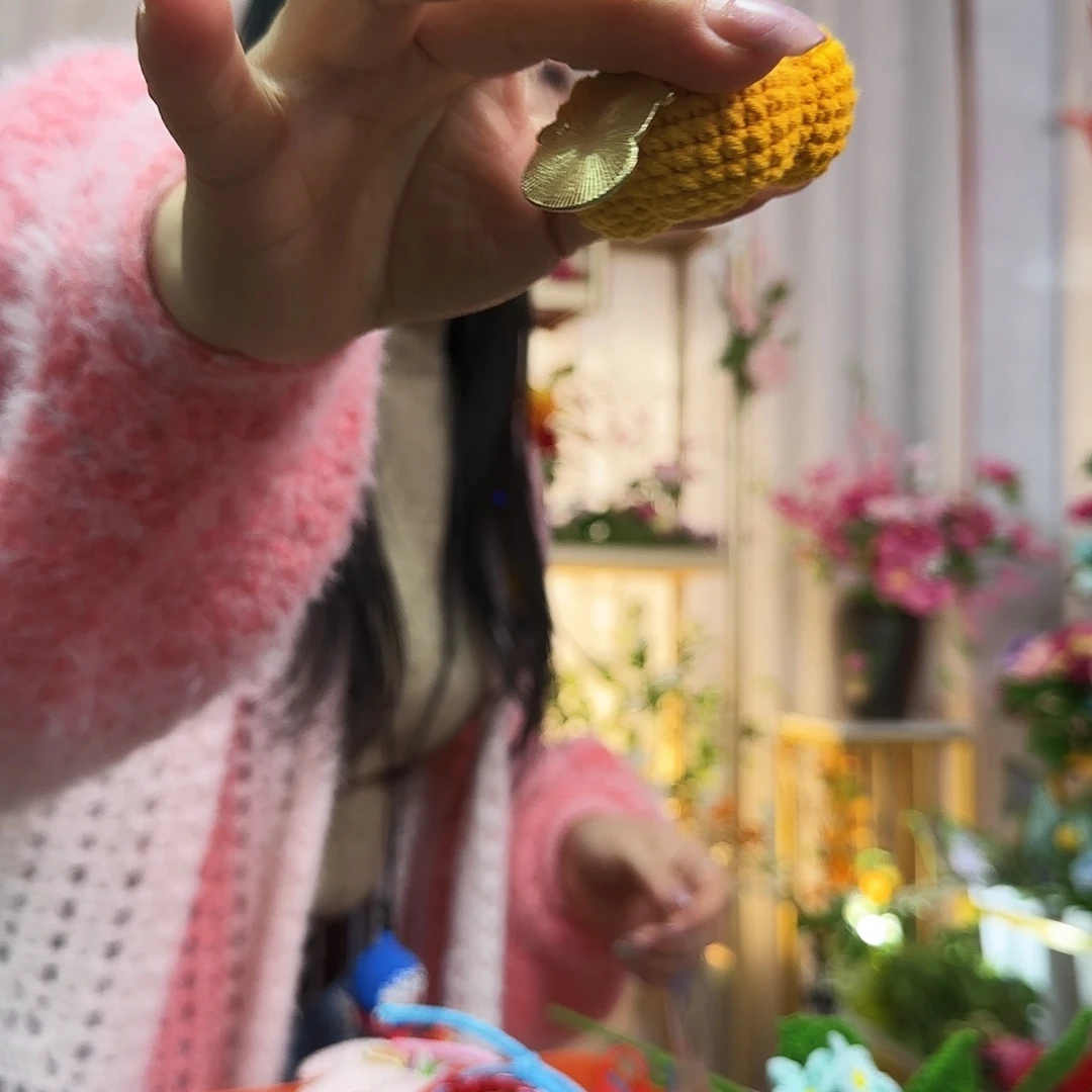 纯手工钩织手工钩织设计挂件