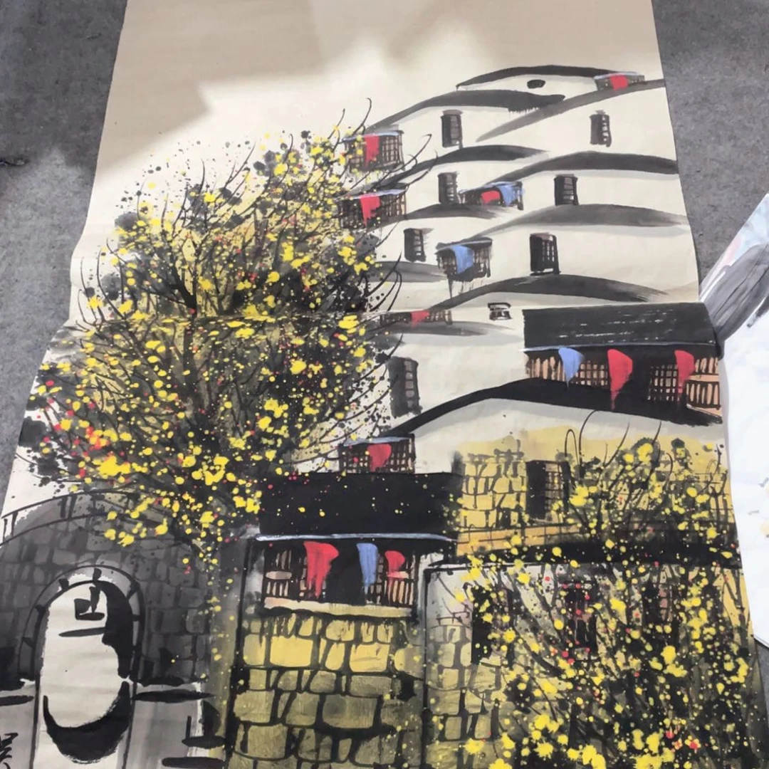 国画国画作品画画一个作品