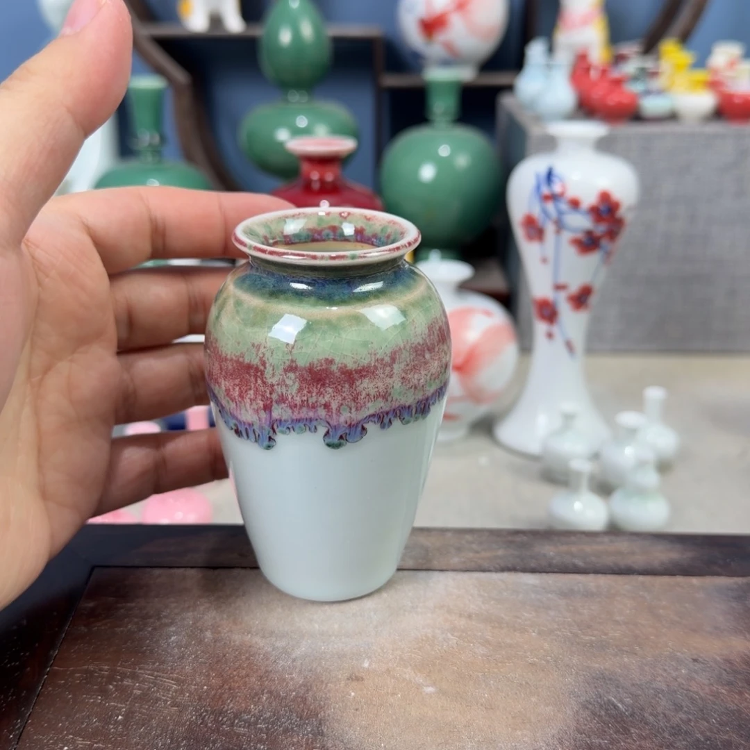 陶瓷手工小花器摆件