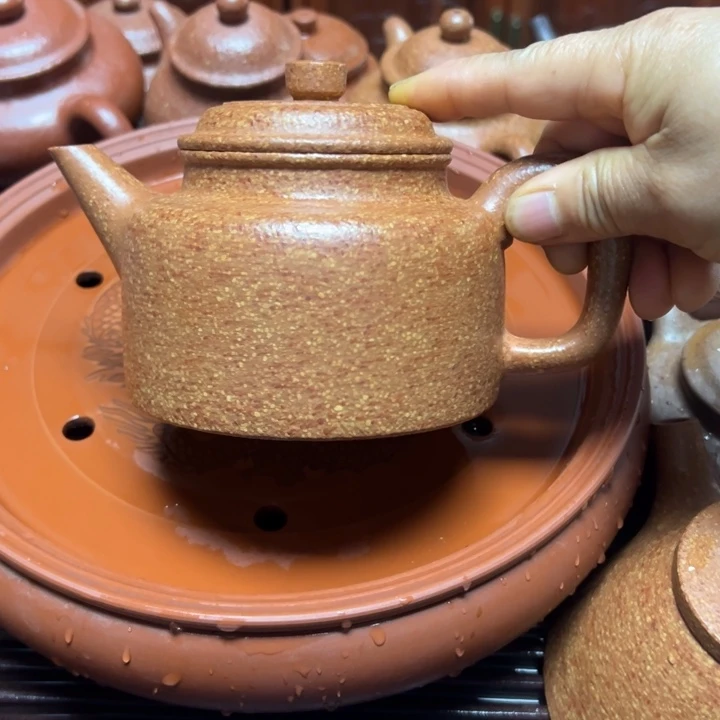 茶壶紫砂大*宝宜兴原矿金降坡