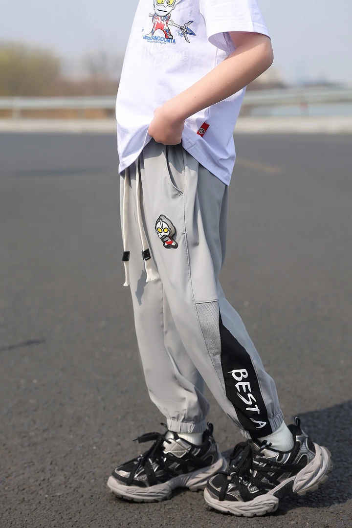 男童韩版休闲裤奥特曼童装薄款防蚊裤宝宝夏季洋气裤子