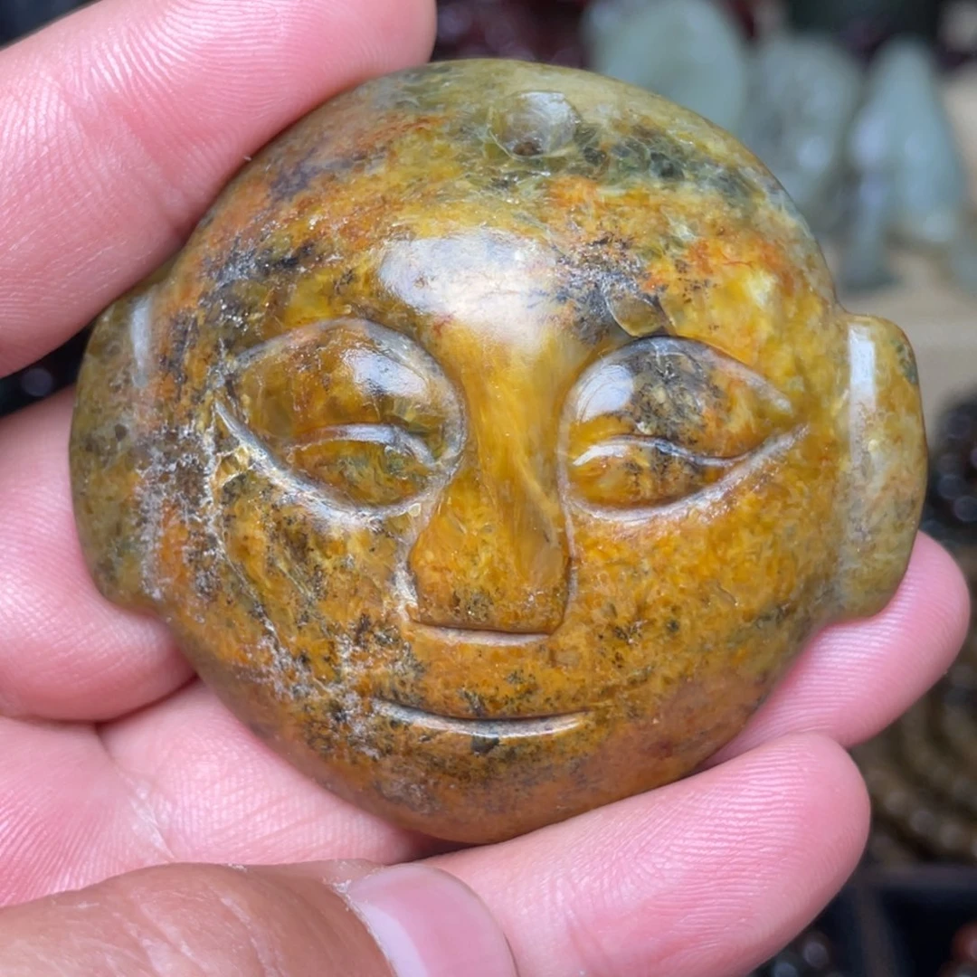岫岩河磨玉（透闪石质玉）未镶嵌颈饰