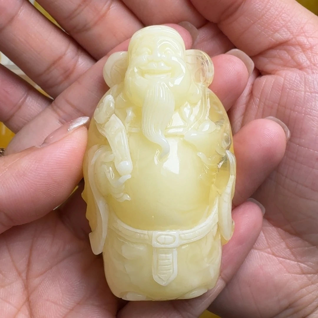 蜜蜡未镶嵌吊坠(不含链)无优化无烤色无补胶无覆膜无辐照无煮蜜