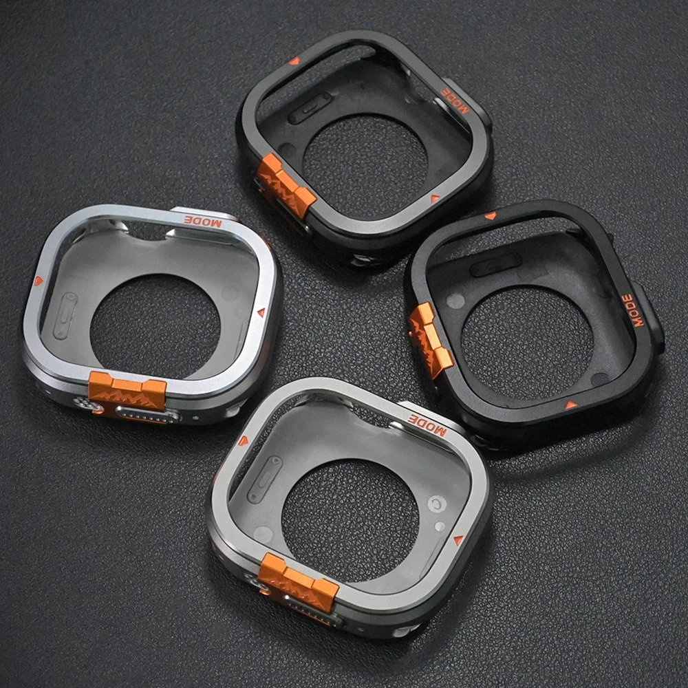 原机质感iWatch金属高山壳applewatch49mm手表壳S10代半包保护壳