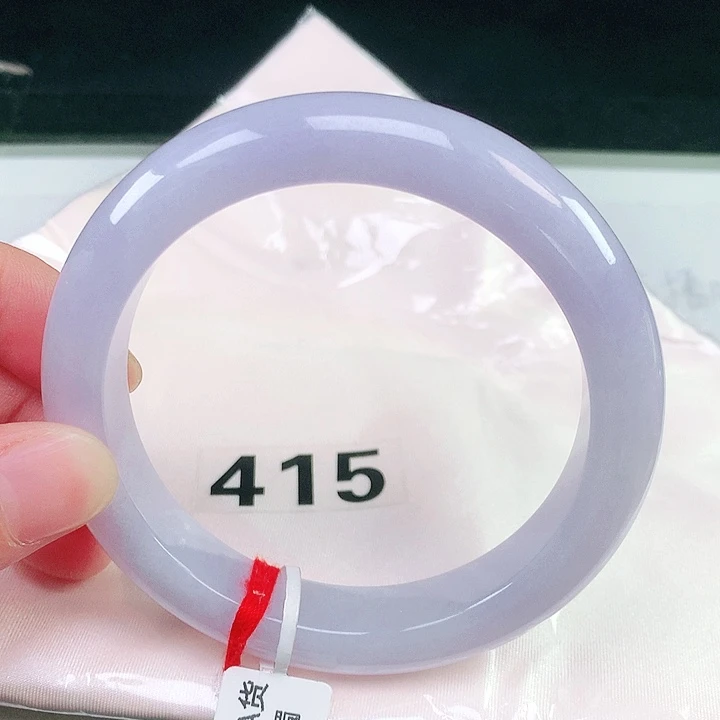 翡翠未镶嵌手镯61圈口415