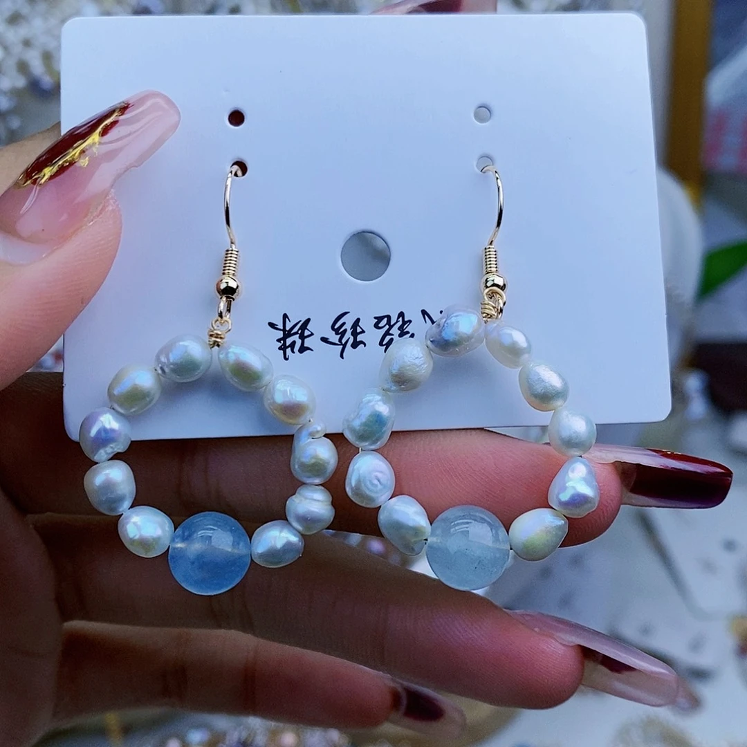 淡水珍珠颈饰银S925镶嵌