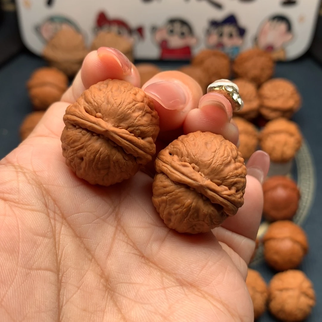 文玩核桃把件小磨盘