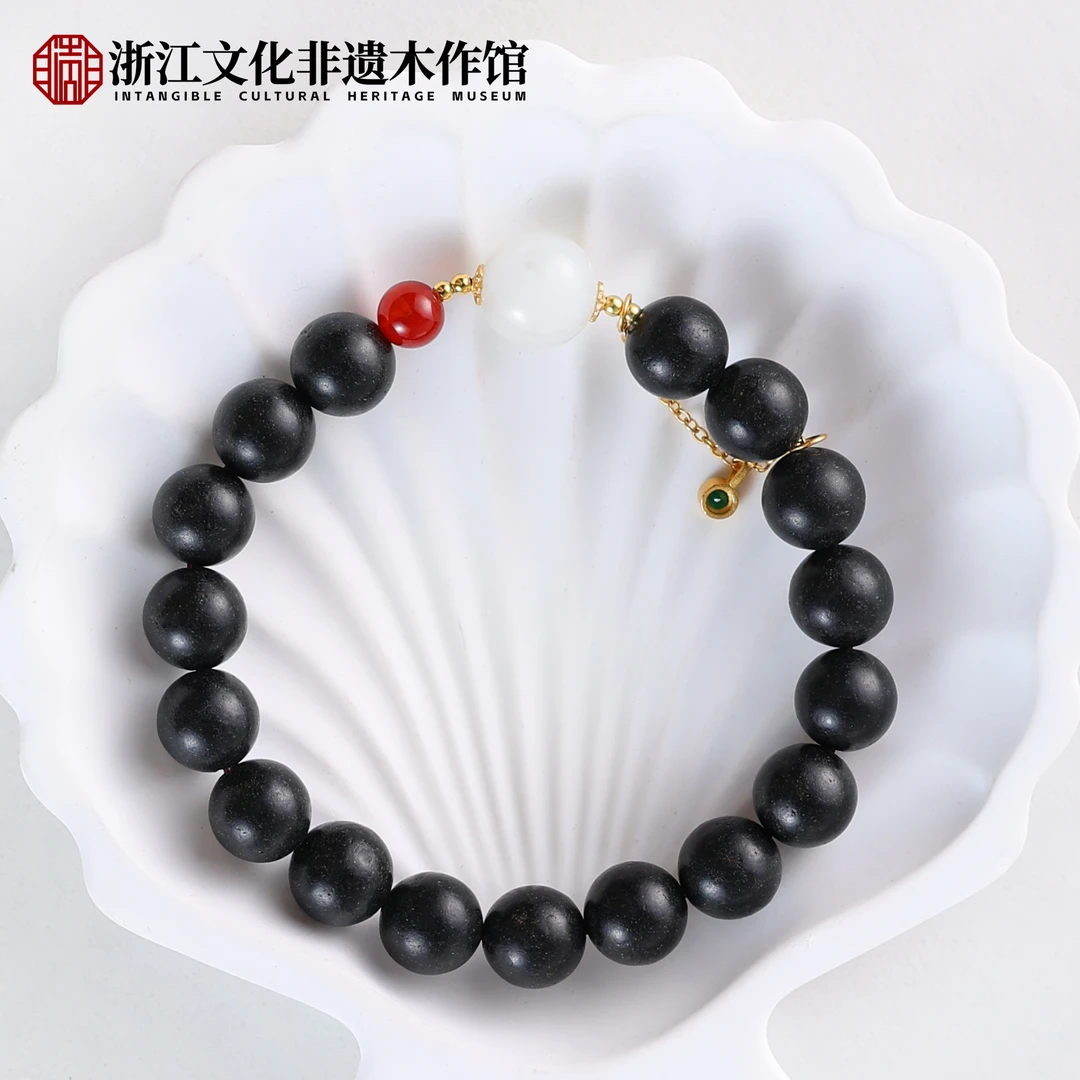【上新了非遗】合香珠黑龙涎【月光】单圈手串10mmZJ0341