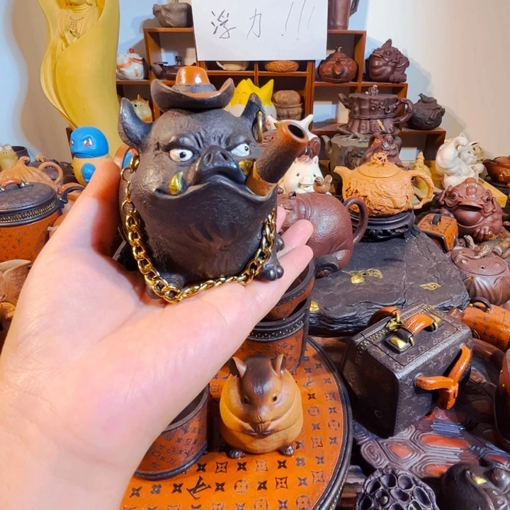 汉****茶壶拼配泥纯手工制作过程就是