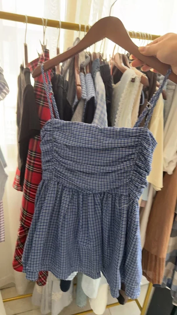 宽松简约通勤INS风通勤背心吊带无袖时尚薄雾少女风