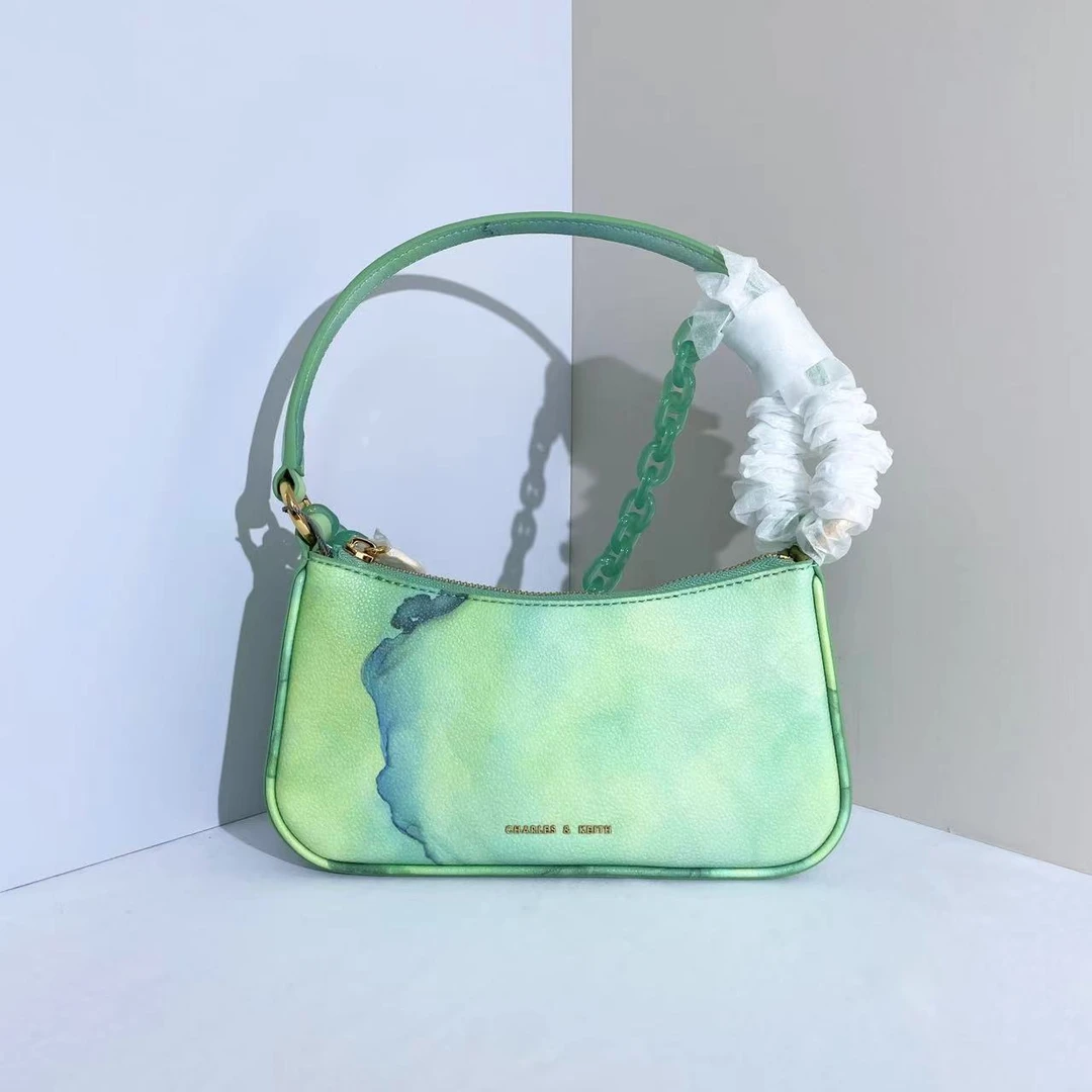 正品小CK 80151122牛油果色S时尚女包