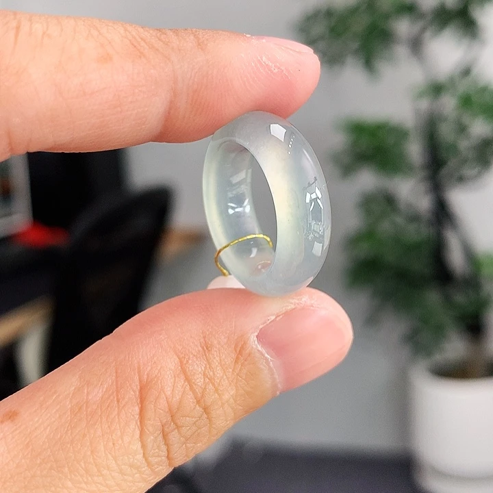 翡翠未镶嵌戒指6号