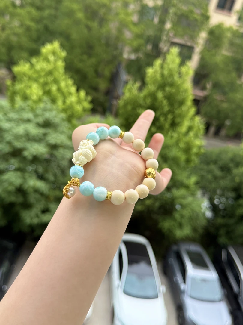 【莹莹专属】天然猛犸手串M4592