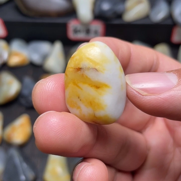 和田玉未镶嵌挂件78