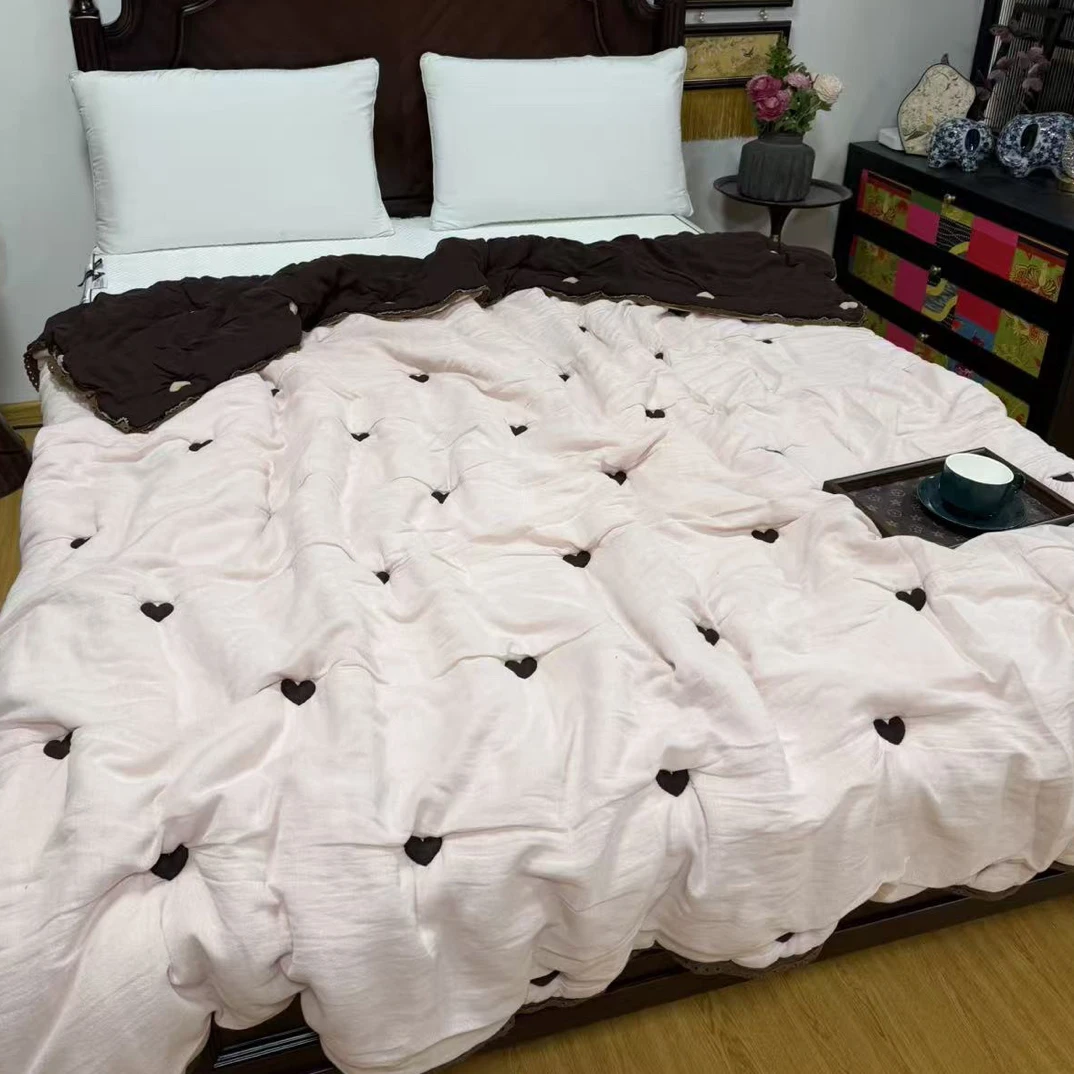 毛病大 处理品！十层纱泡芙被双人200*230～会起小毛球会缩水V033