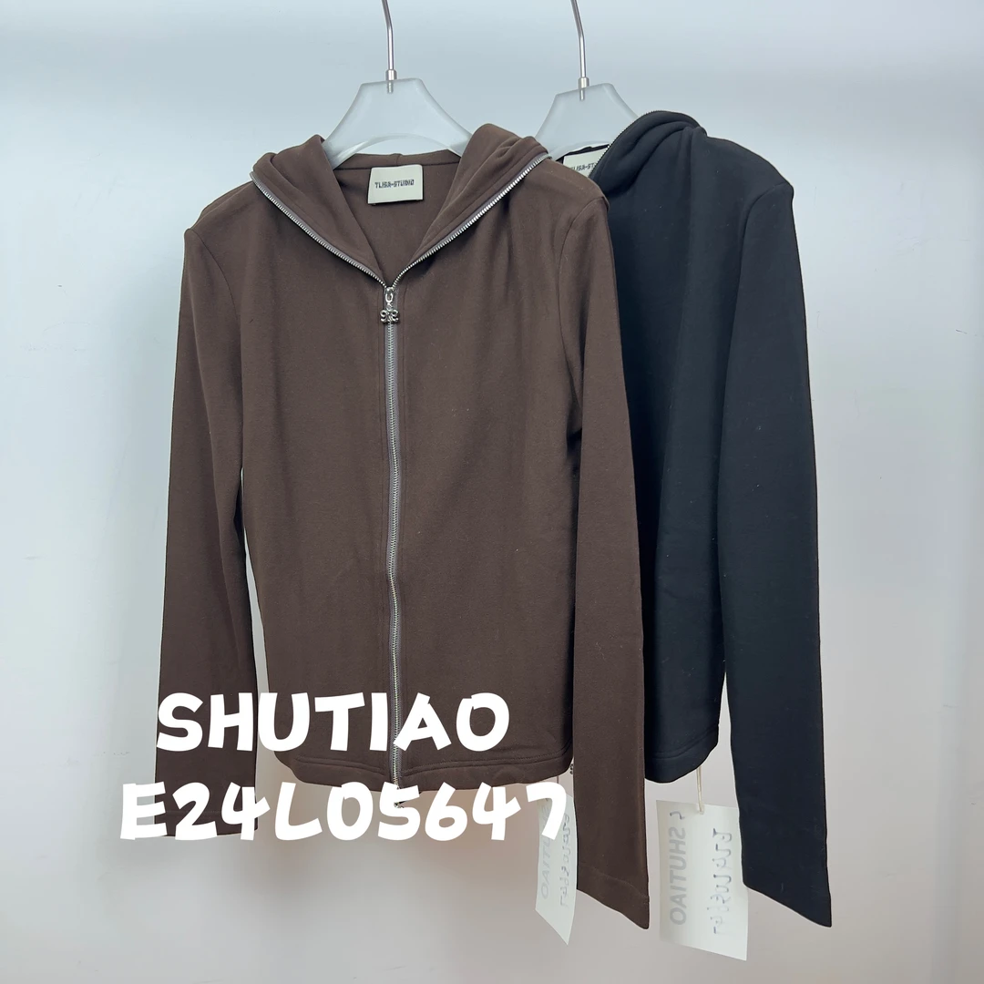 【SHUTIAO】2024秋冬：新款小众设计款外套E24L05647